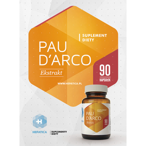 Hepatica Pau d'Arco - extract, 90 capsules