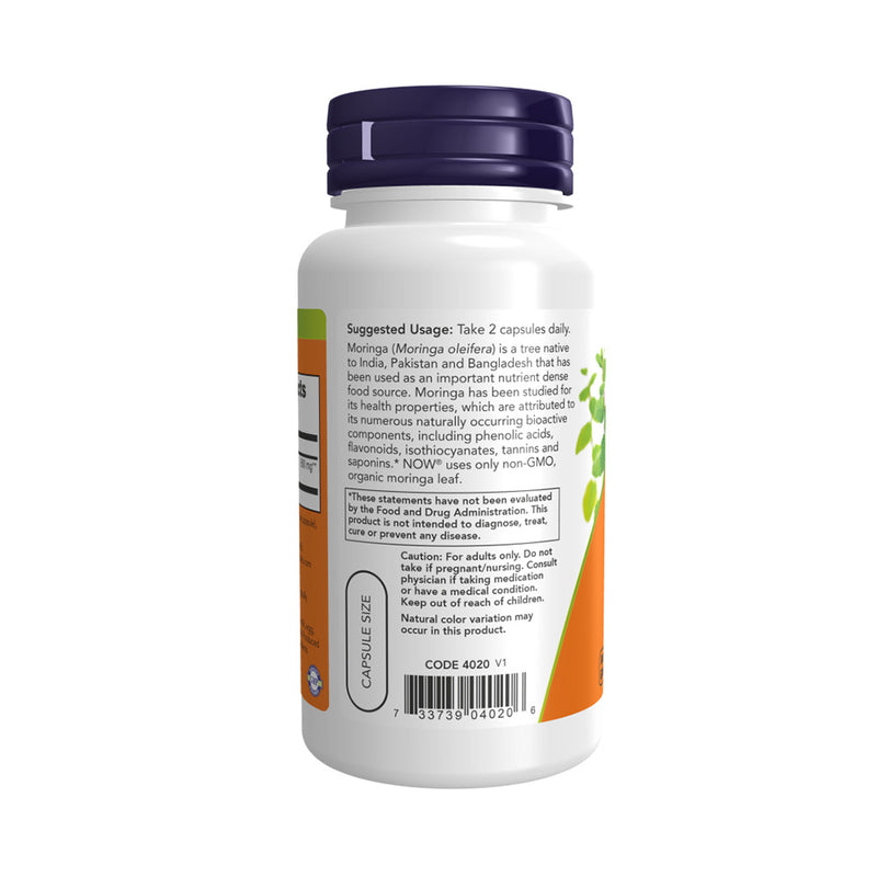 NOW Foods Moringa Leaf  - 90 vcaps