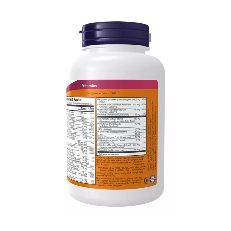 Now Foods ADAM™ – multivitamin for Him 90 gel capsules