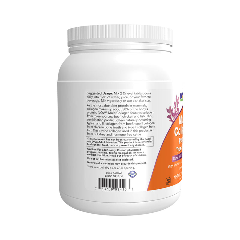 NOW Foods Multi Collagen Protein  - 454 grams