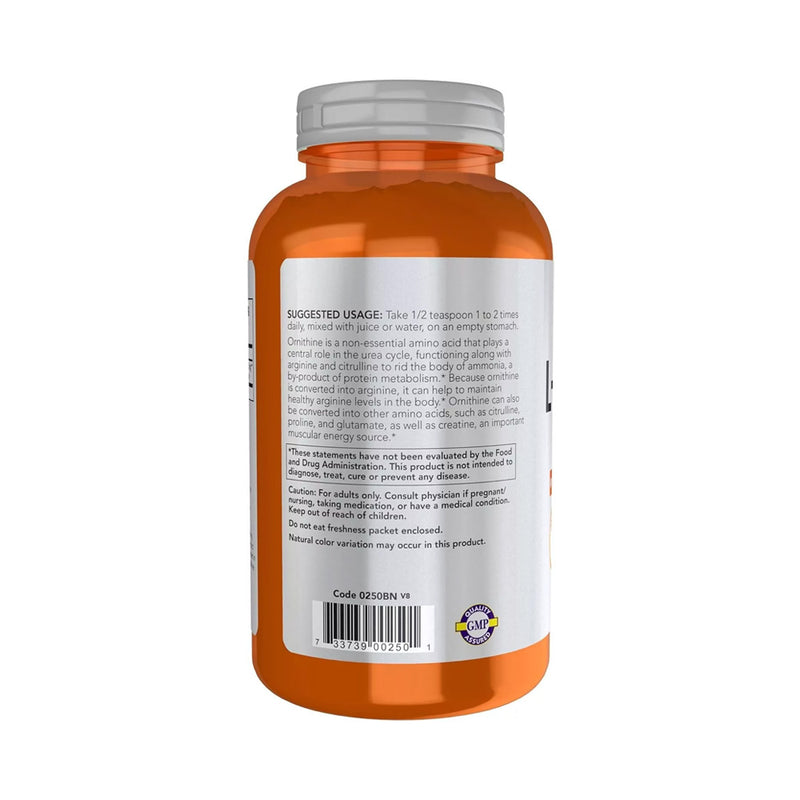 NOW Foods L-Ornithine - Powder  - 227 grams