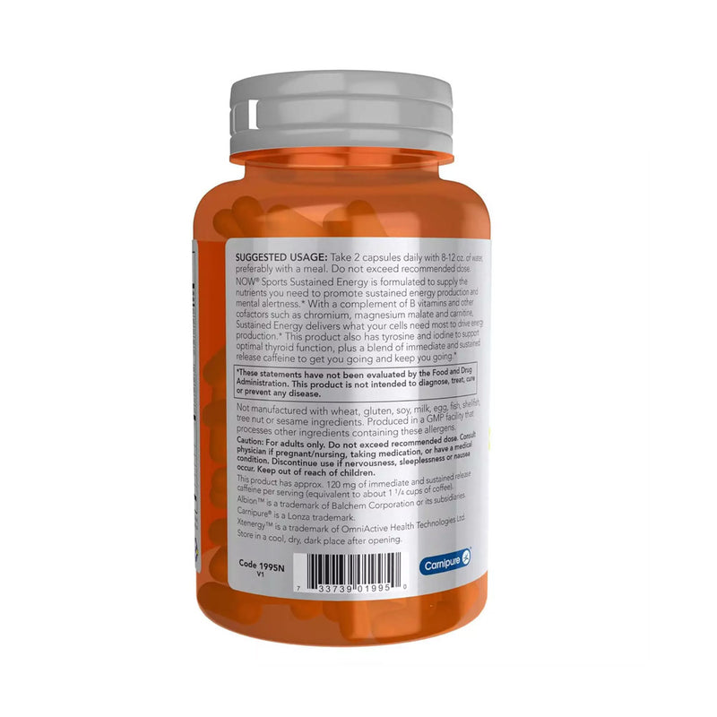 NOW Foods Sustained Energy  - 90 vcaps