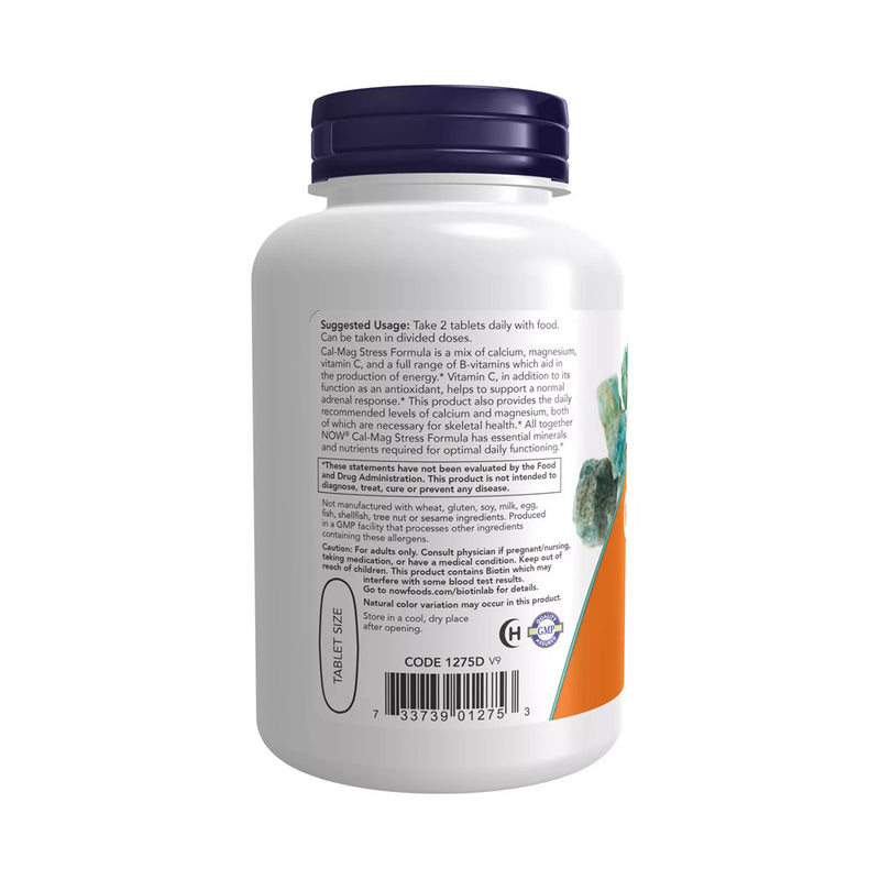 NOW Foods Cal-Mag with B-Complex and Vitamin C  - 100 tablets