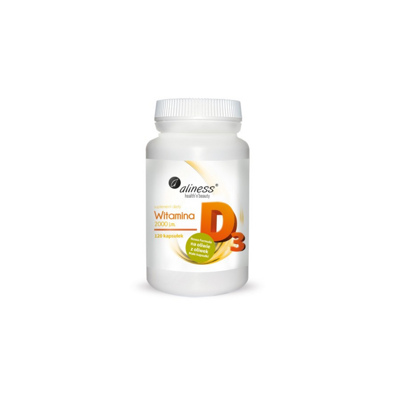 Aliness Vitamin D3 2000 IU / 120 capsules