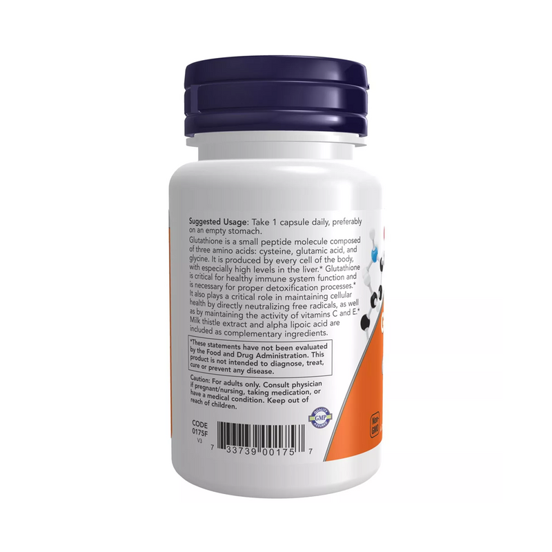 Now Foods Glutathione 500 mg – 30 vegetarian capsules – Miss Lamonique Now Foods Glutathione 500 mg – 30 vegetarian capsules – Miss Lamonique