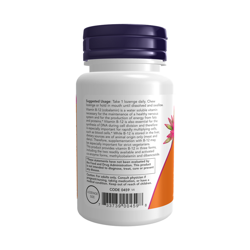 Now Foods Vitamin B-12 2000 mcg / 100 lozenges