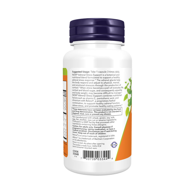 NOW Foods Adrenal Stress Support  - 90 vcaps