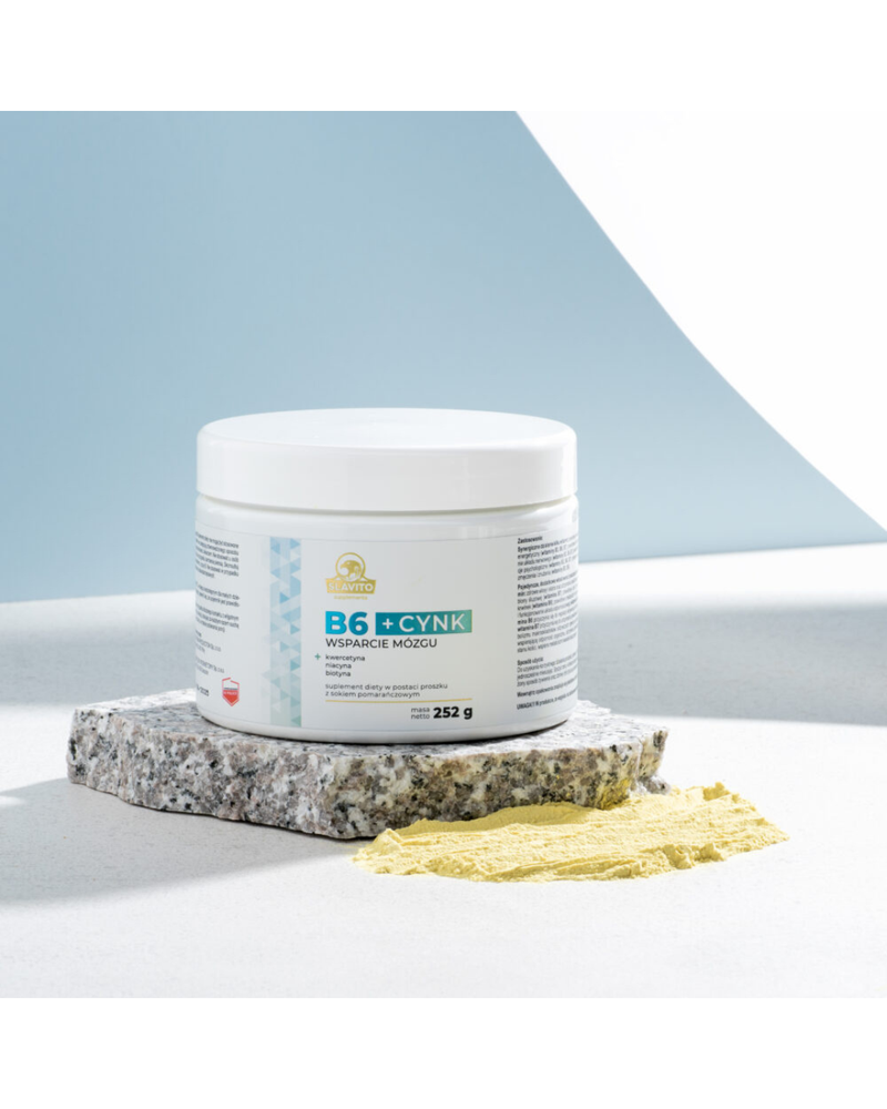 SLAVITO Slavito B6 + Zinc, 252 g - recommended by Dr H. Czerniak