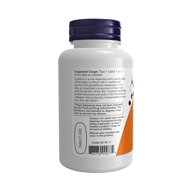 Now Foods L-Cysteine 500 mg / 100 tablets
