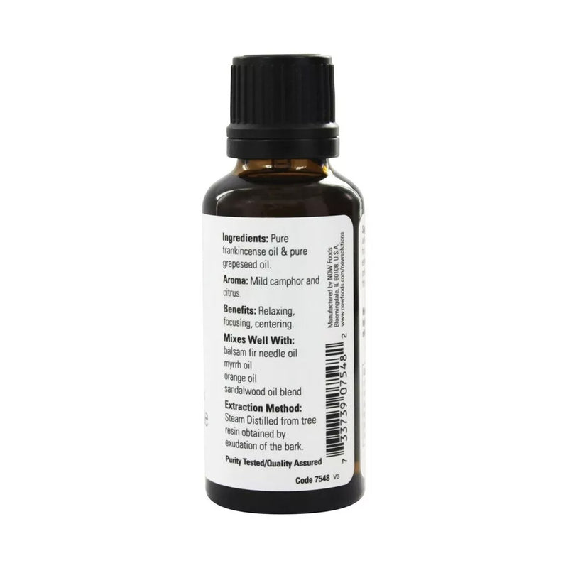 NOW Foods Essential Oil, Frankincense Oil 20% Oil Blend  - 30 ml.