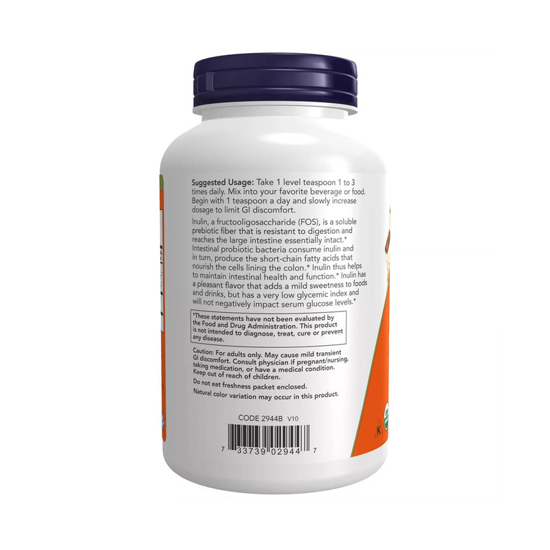 NOW Foods Inulin Prebiotic Pure Powder  - 227 grams