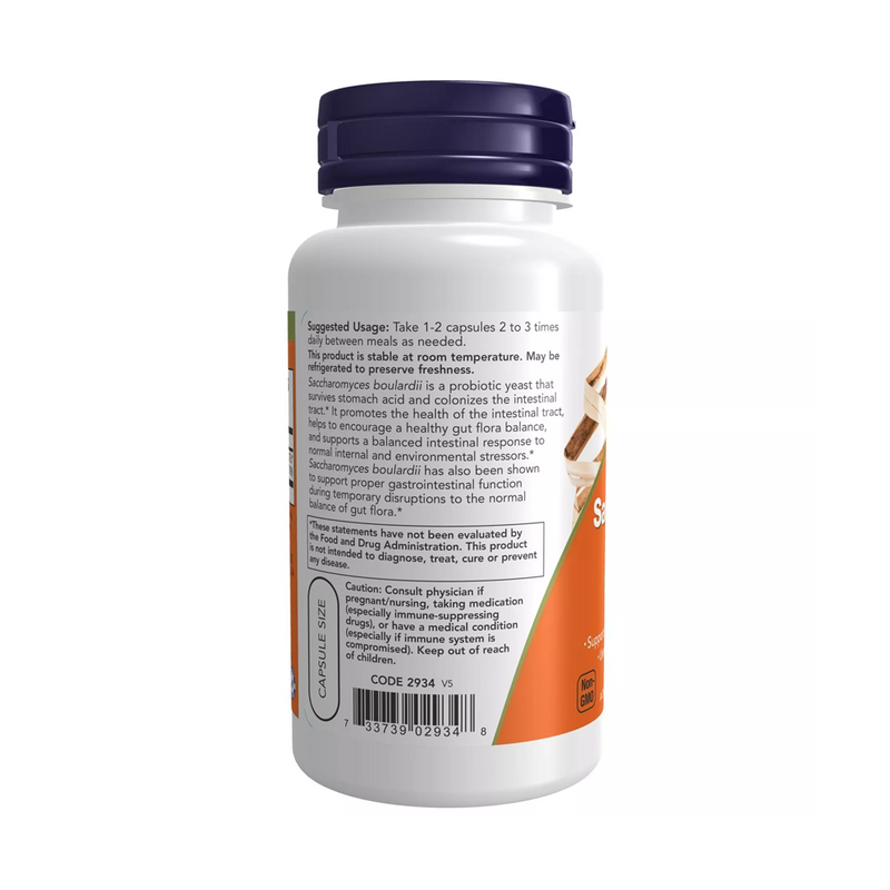 Now Foods Sccharomyces Boulardii 60 capsules