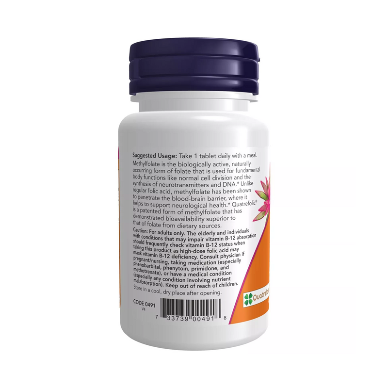 Now Foods Methyl Folate – 1000 mcg – 90  veg capsules