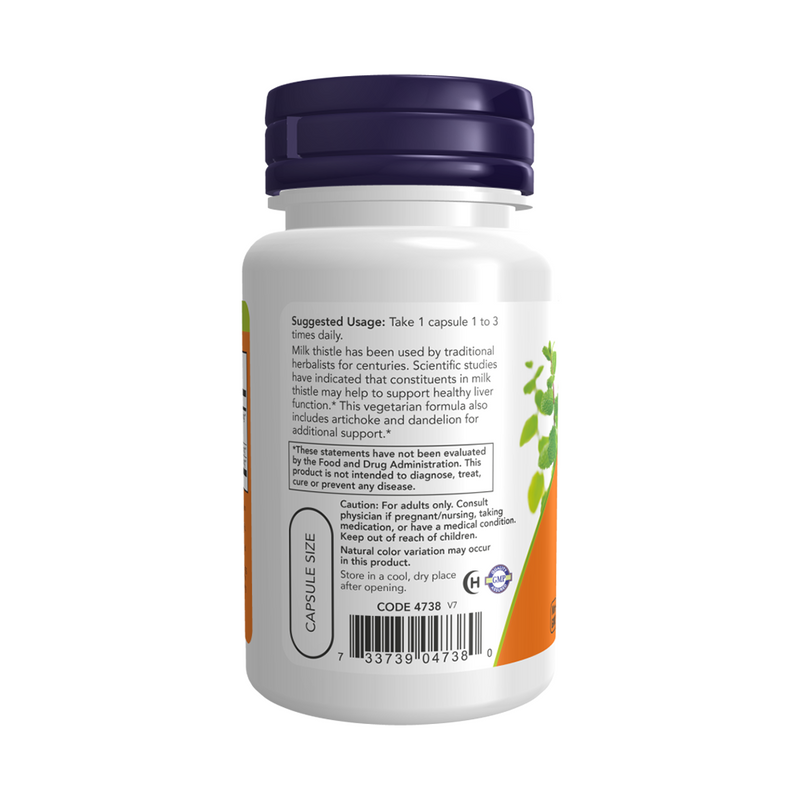 Now Foods Milk Thistle Extract (Silymarin) COMPLEX 300 mg, 50 vegetarian capsules