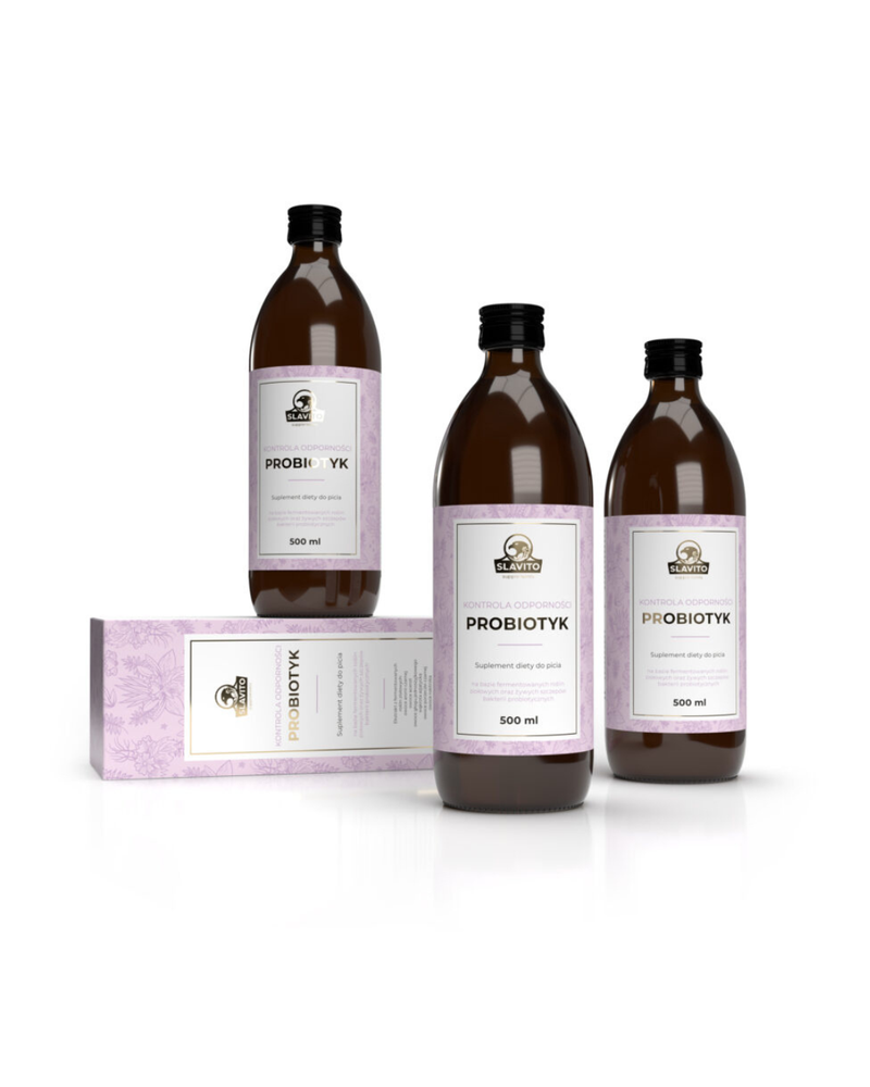 SLAVITO Immunity Control PROBIOTIC, 500 ml - recommended by Dr H. Czerniak