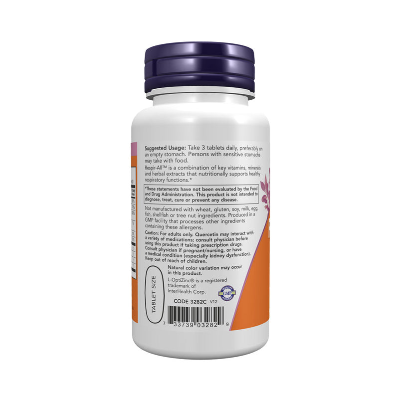 NOW Foods Respir-All, Allergy  - 60 tablets