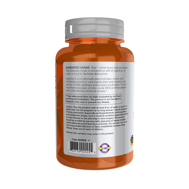 NOW Foods L-Arginine - 1000mg  - 60 tablets