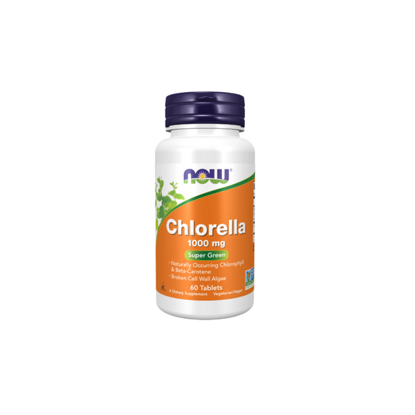 Now Foods Chlorella 1000 mg / 60 vegetarian tablets