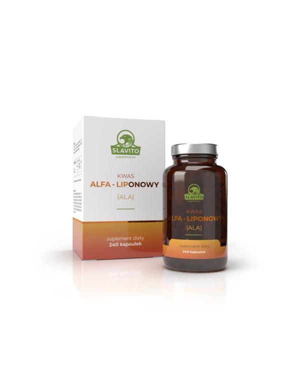 P* SLAVITO ALPHA LIPOIC ACID (ALA) 240 capsules - recommended by Dr H. Czerniak EXPIRY DATE 31.08.2025
