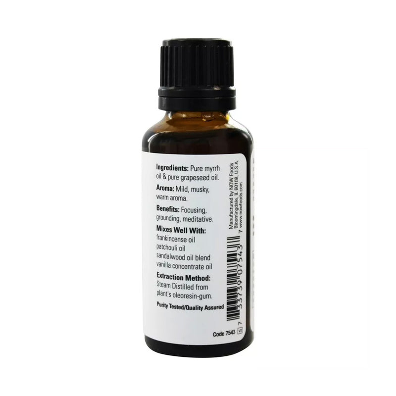 NOW Foods Essential Oil, Myrrh Oil Blend  - 30 ml.