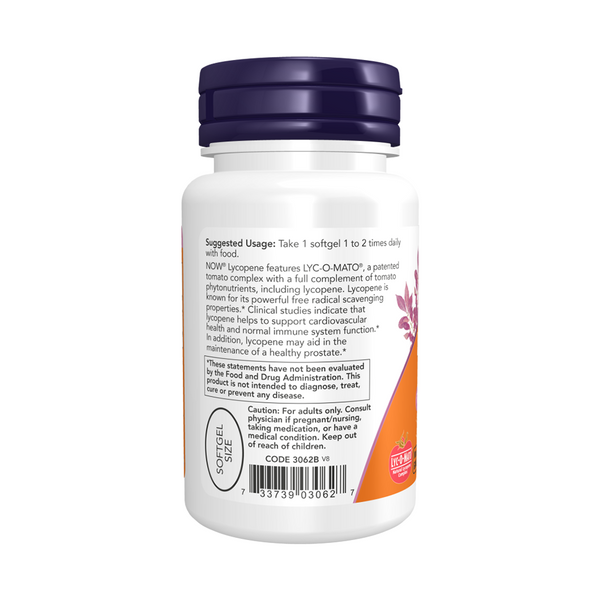 Now Foods Lycopene 20 mg / 50 capsules