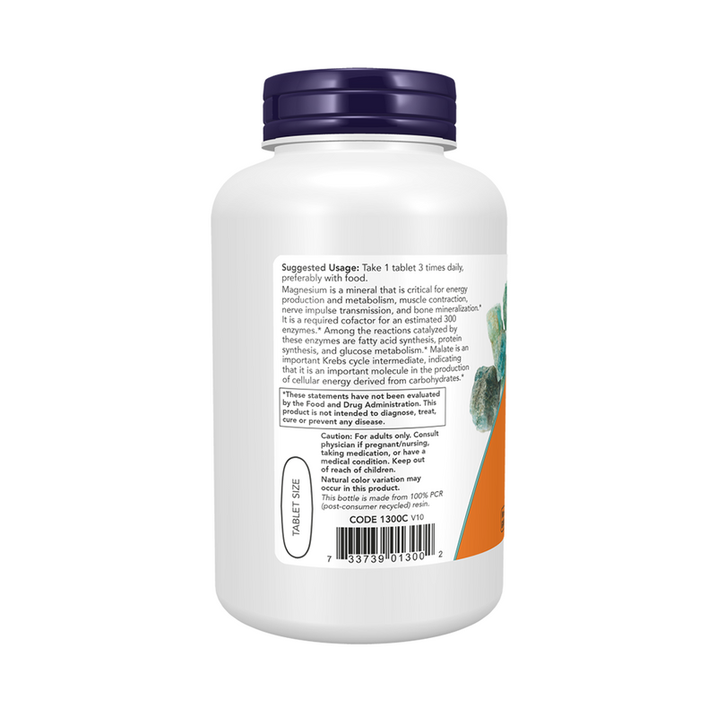 Now Foods MAGNESIUM MALATE 1000 mg / 180 capsules