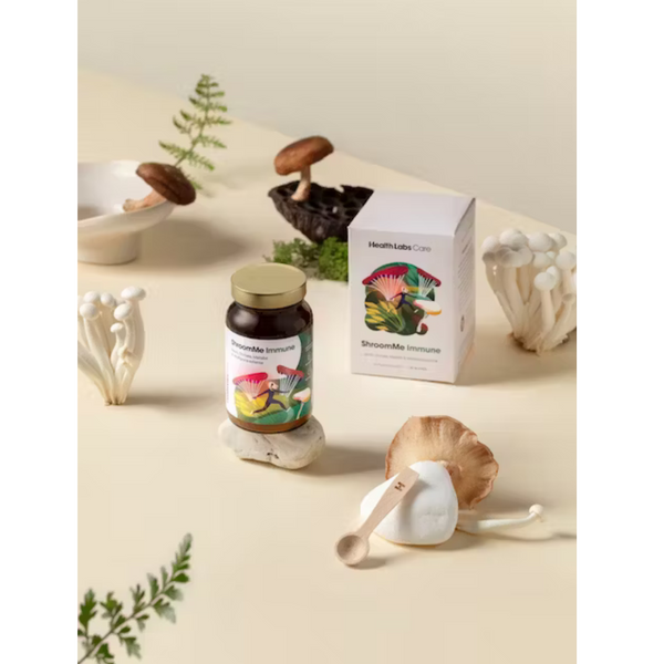 HealthLabs ShroomMe Immune Concentrated extracts from reishi, shiitake, maitake