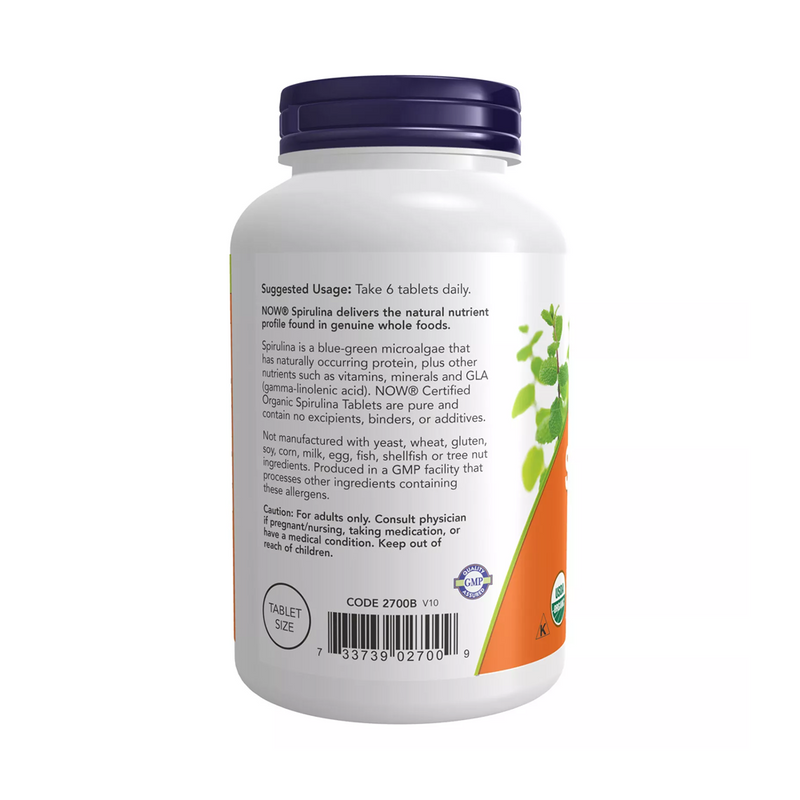 Now Foods Spirulina 500 mg / 500 tablets