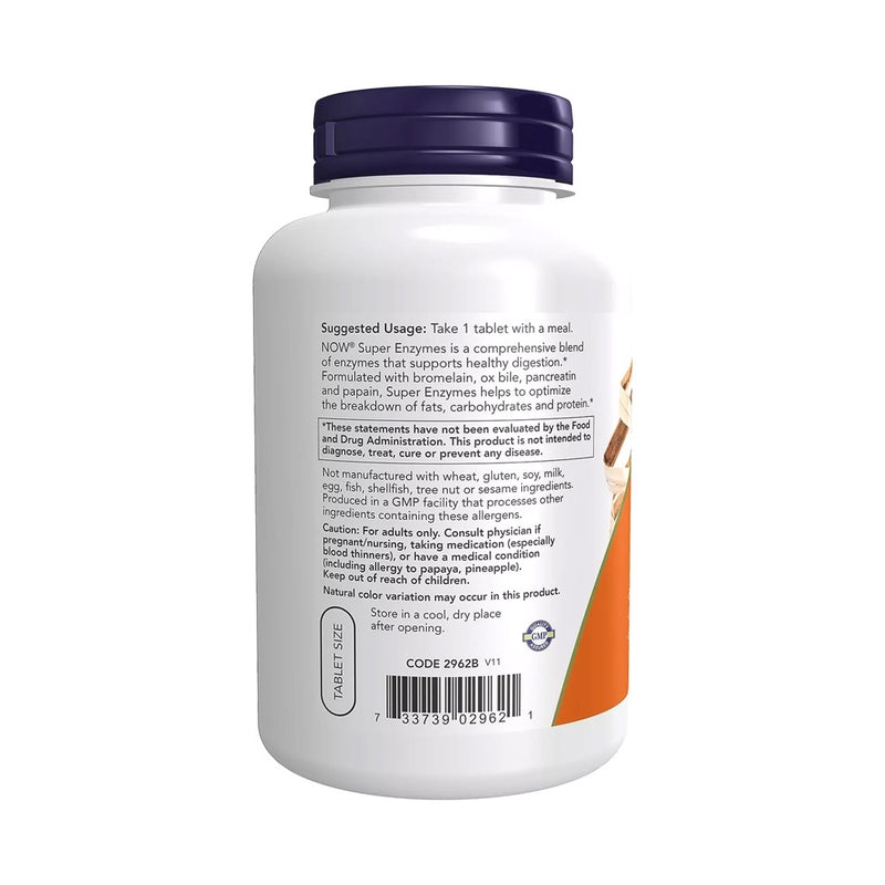 NOW Foods Super Enzymes - Super Enzymes  - 180 tablets