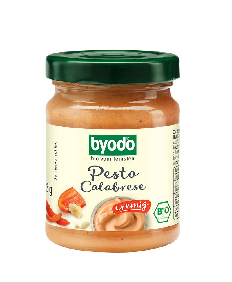 BYODO PESTO CALABRESE ORGANIC 125 g
