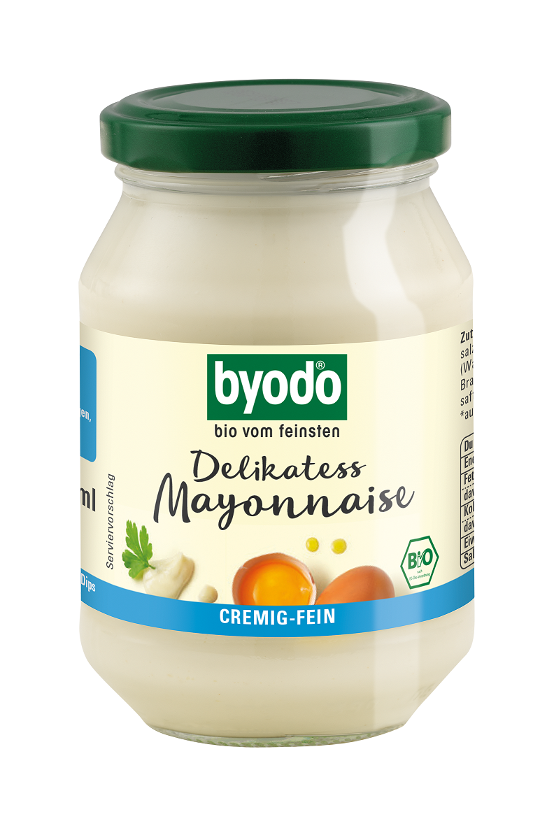 BYODO GLUTEN-FREE MAYONNAISE DELICATE ORGANIC 250 ml