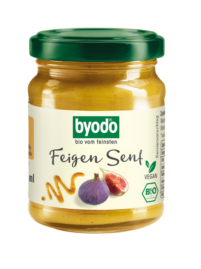 BYODO GLUTEN-FREE FIG MUSTARD ORGANIC 125 ml