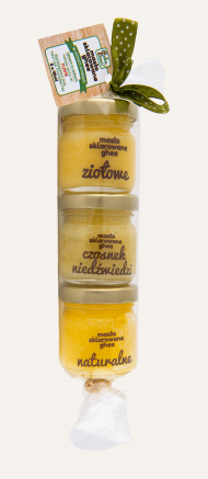 Palce Lizac Set Clarified Butter Ghee - herbs - wild garlic - natural