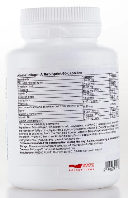 Aliness Collagen Arthro Sprint 60 capsules