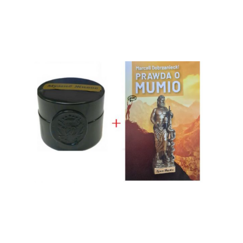 GSM Mumio Original Altaian Living Mumio, 35g + Compendium of knowledge about the Living Mumio