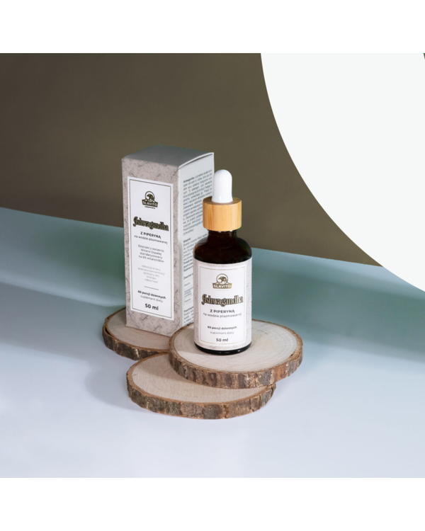 SLAVITO Ashwagandha with piperine in plasma water, 50 ml - recommended by Dr H. Czerniak