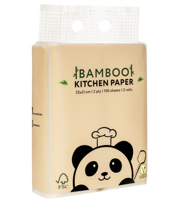 ZUZII BAMBOO KITCHEN TOWEL 2 ROLLS