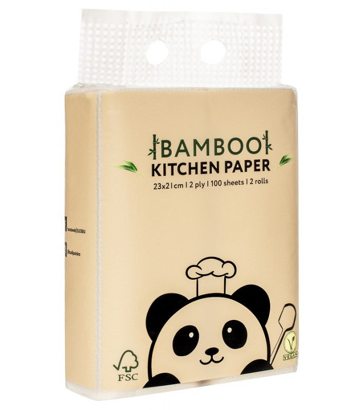 ZUZII BAMBOO KITCHEN TOWEL 2 ROLLS