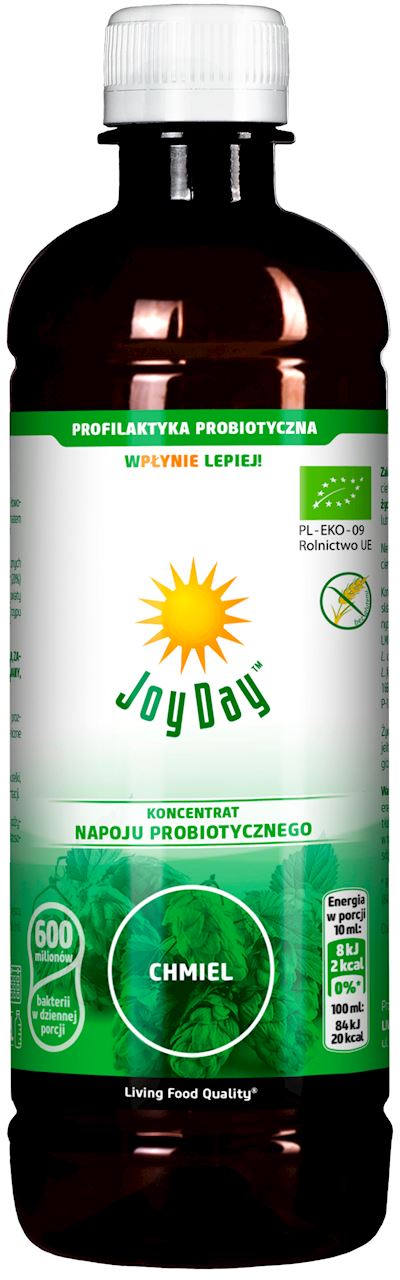 JOY DAY PROBIOTIC DRINK CONCENTRATE HOPS GLUTEN-FREE ORGANIC 500 ml