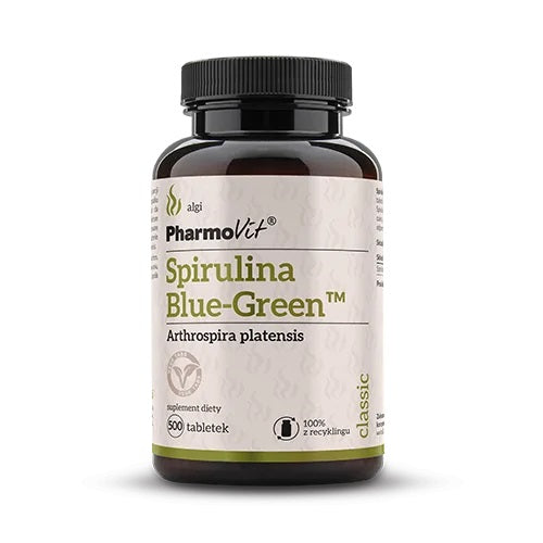 PHARMOVIT SPIRULINA BLUE-GREEN (250 mg) GLUTEN-FREE 500 TABLETS