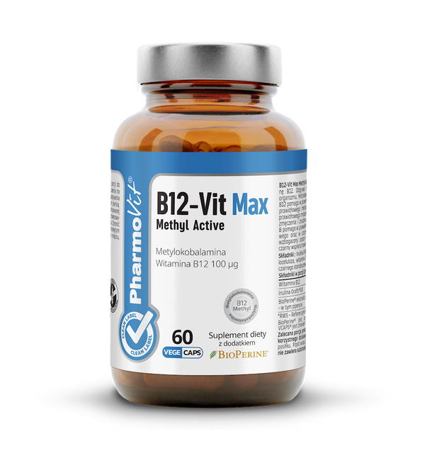 PHARMOVIT VITAMIN B12 (100 µg) GLUTEN-FREE 60 CAPSULES
