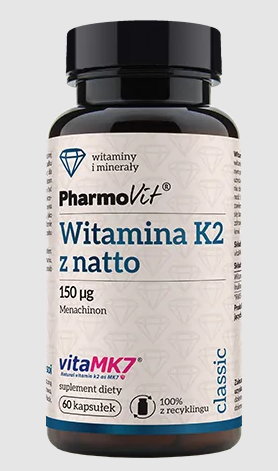 PHARMOVIT VITAMIN K2 (150 µg) GLUTEN-FREE 60 CAPSULES