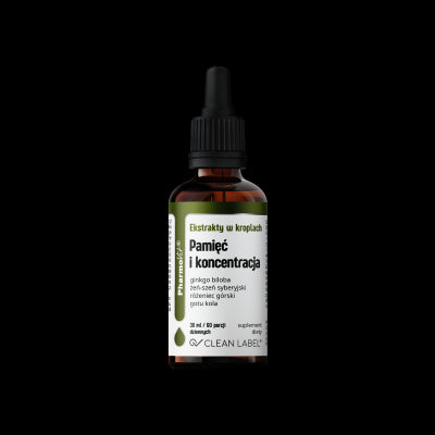 PHARMOVIT EXTRACTS IN DROPS FOR MEMORY AND CONCENTRATION GLUTEN-FREE 30 ml