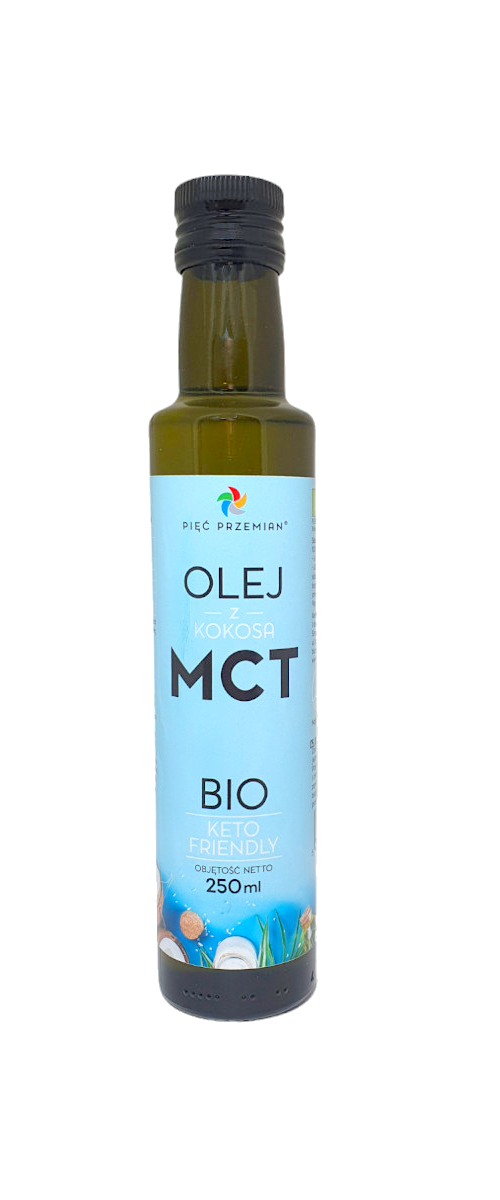 FIVE TRANSFORMATIONS MCT KETO COCONUT OIL GLUTEN-FREE ORGANIC 250 ml - FIVE TRANSFORMATIONS