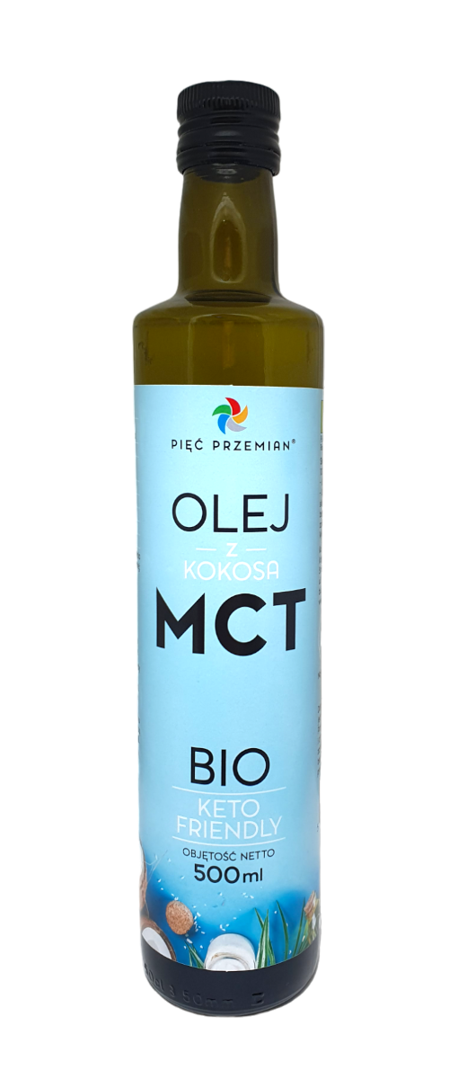 FIVE TRANSFORMATIONS MCT KETO COCONUT OIL GLUTEN-FREE ORGANIC 500 ml - FIVE TRANSFORMATIONS