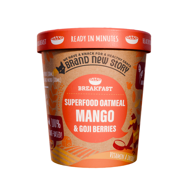 BRAND NEW STORY OATMEAL WITH MANGO AND GOJI BERRIES 70 g