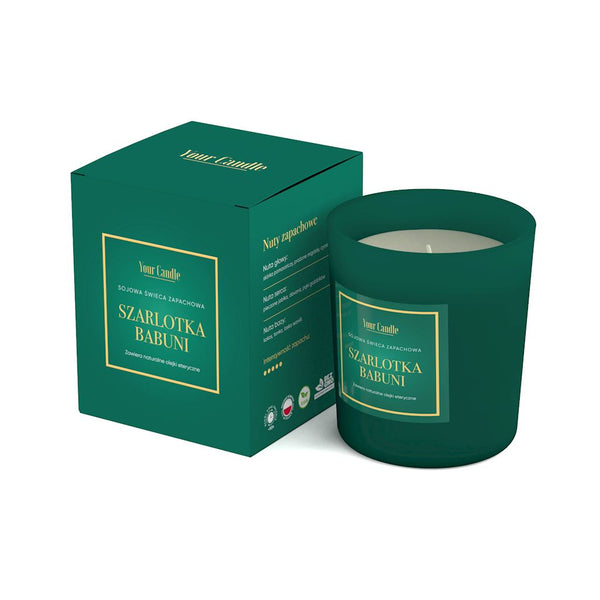 YOUR CANDLE PREMIUM SCENTED SOY CANDLE GRANDMA'S APPLE PIE 210 ml - Your CANDLE (SEASONAL PRODUCT)