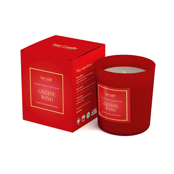 YOUR CANDLE PREMIUM SCENTED SOY CANDLE MULLED WINE 210 ml - Your CANDLE (SEASONAL PRODUCT)