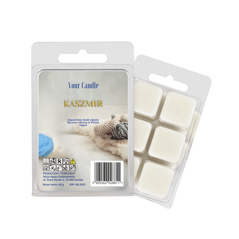 YOUR CANDLE SOY CASHMERE SCENTED WAX (6 x 10 g) 60 g