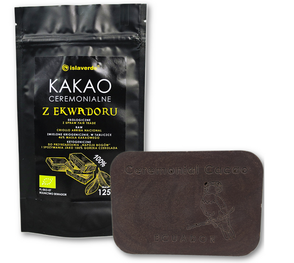 ISLAVERDE CEREMONIAL COCOA BAR BIO 125 g